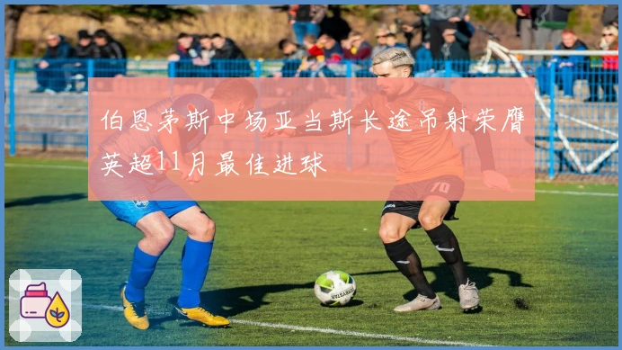 伯恩茅斯中场亚当斯长途吊射荣膺英超11月最佳进球